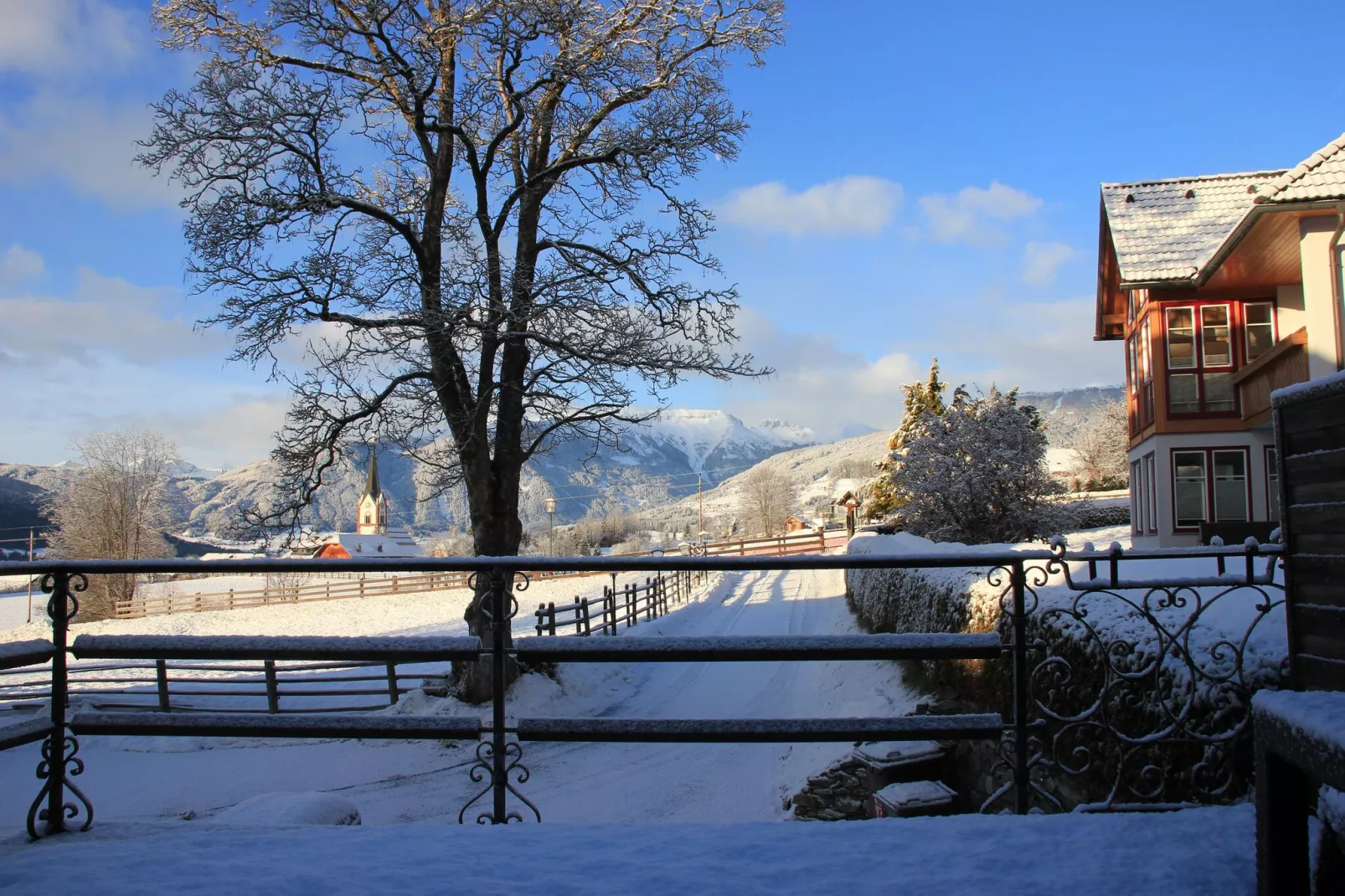 Chalet Mariapfarr-Garten Winter