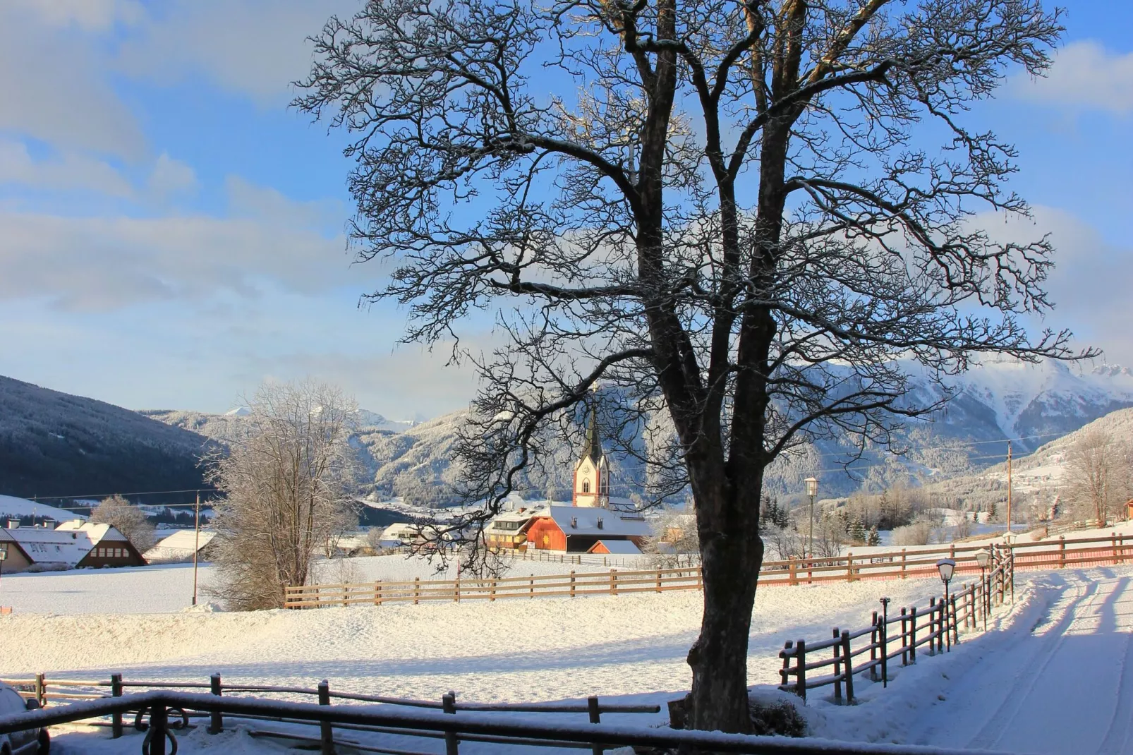 Chalet Mariapfarr-Gebiet Winter 1 km
