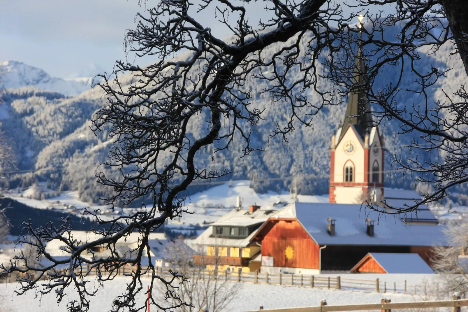 Chalet Mariapfarr-Gebiet Winter 5 km