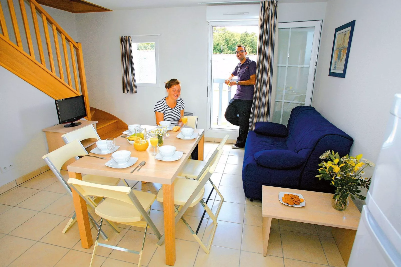 Résidence Le Domaine de l'Emeraude 2-Wohnzimmer