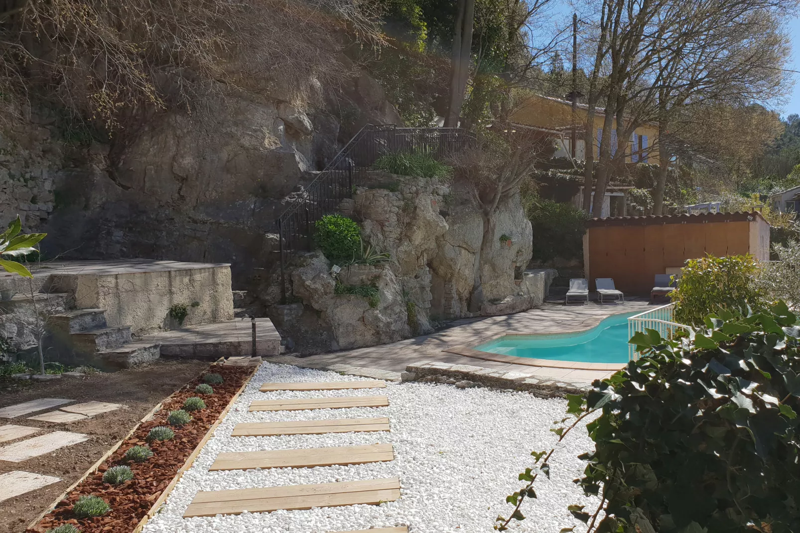 Pool & View Village home-Gardens summer