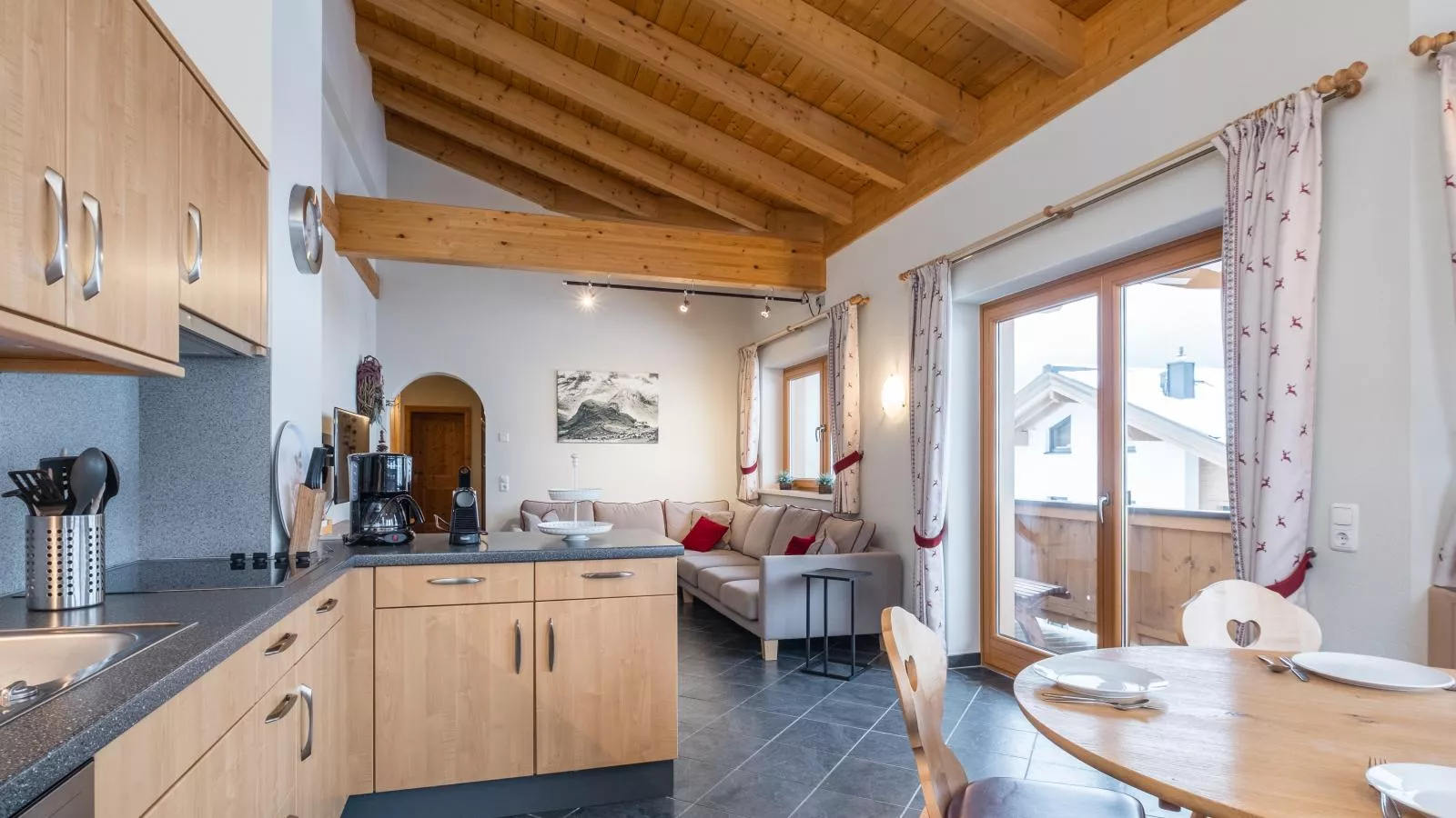 Traumlage Ski in - Ski out-Kitchen