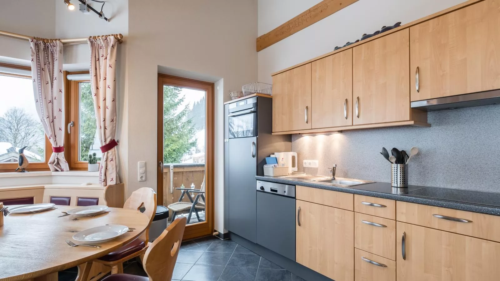 Traumlage Ski in - Ski out-Kitchen