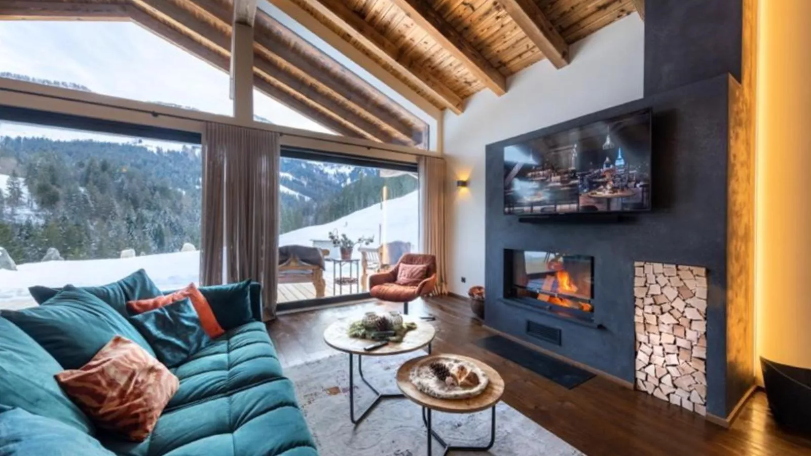 Mountain Hide-Away-Wohnzimmer