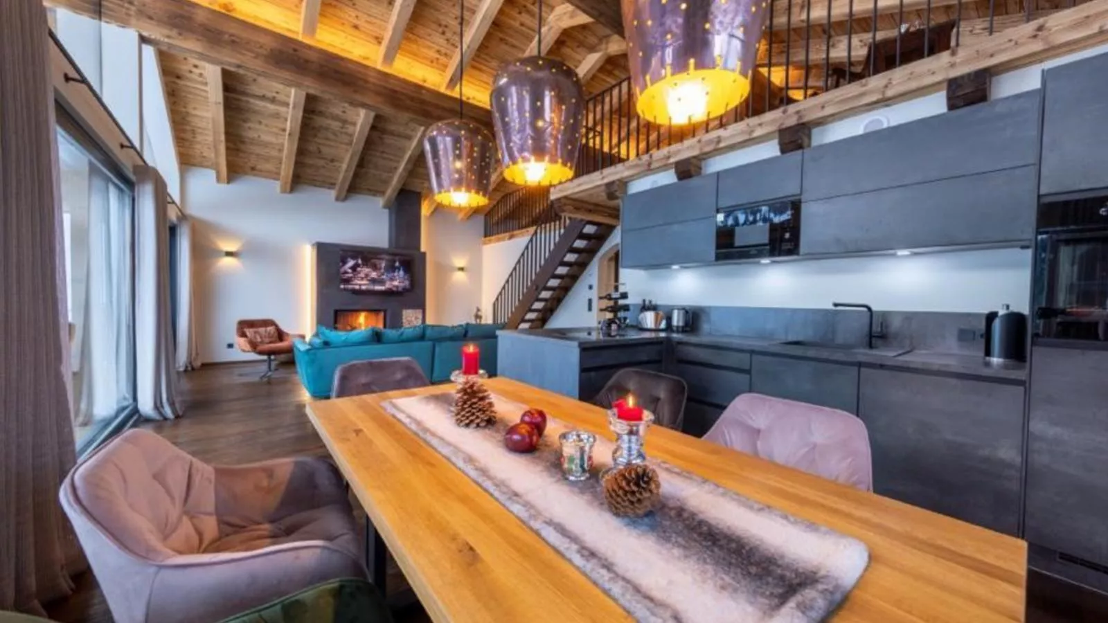 Mountain Hide-Away-Esszimmer