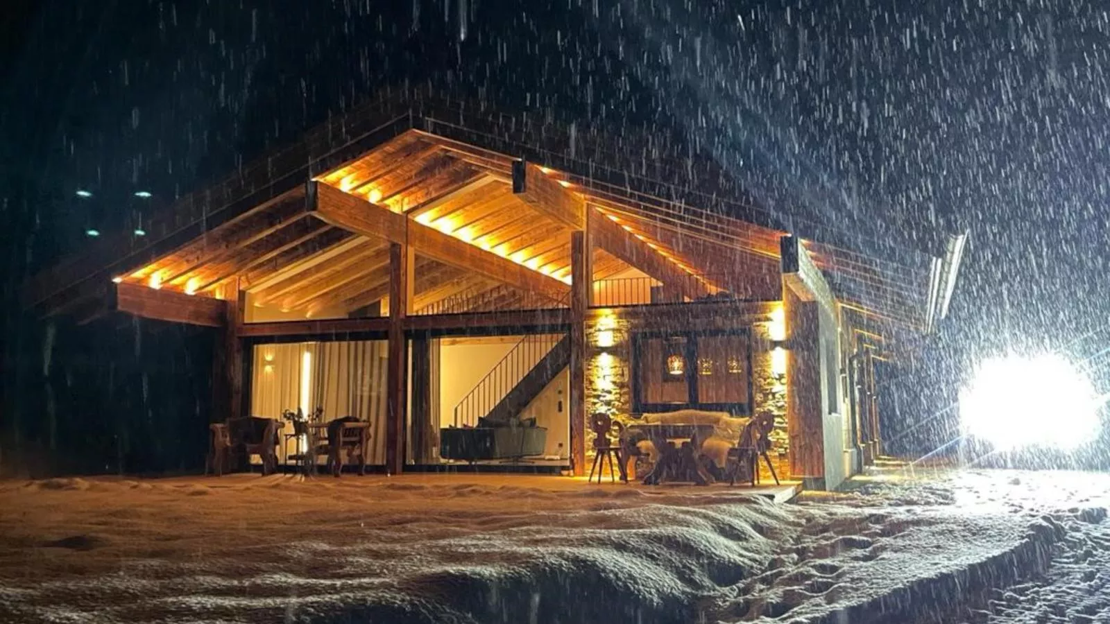 Mountain Hide-Away-Außenbereich Winter