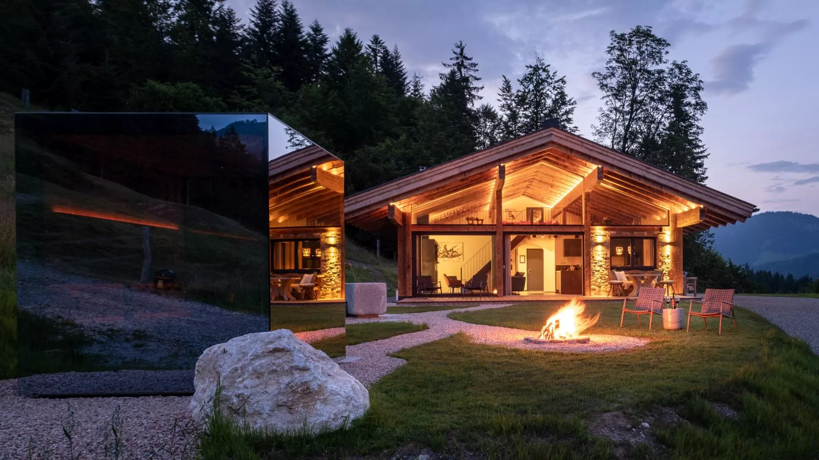 Mountain Hide-Away-Außenbereich Sommer