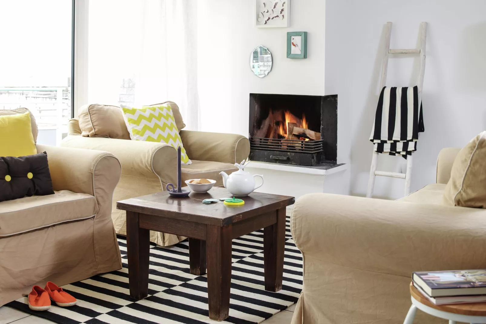 Bungalowpark Rien van den Broeke Village 9-Wohnzimmer