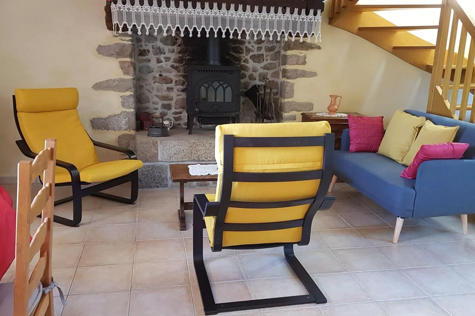 Maison à 1/2h du Mont Saint Michel-Wohnzimmer