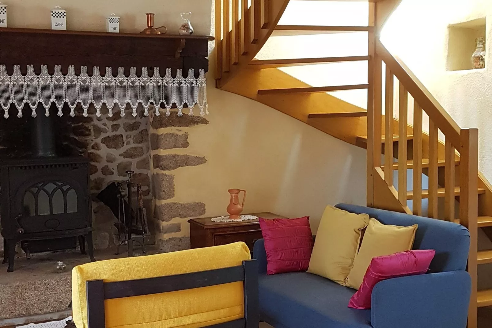 Maison à 1/2h du Mont Saint Michel-Wohnzimmer