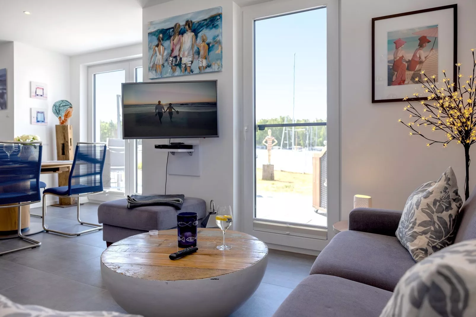 Am Yachthafen 9 Schlierkamp-Living room