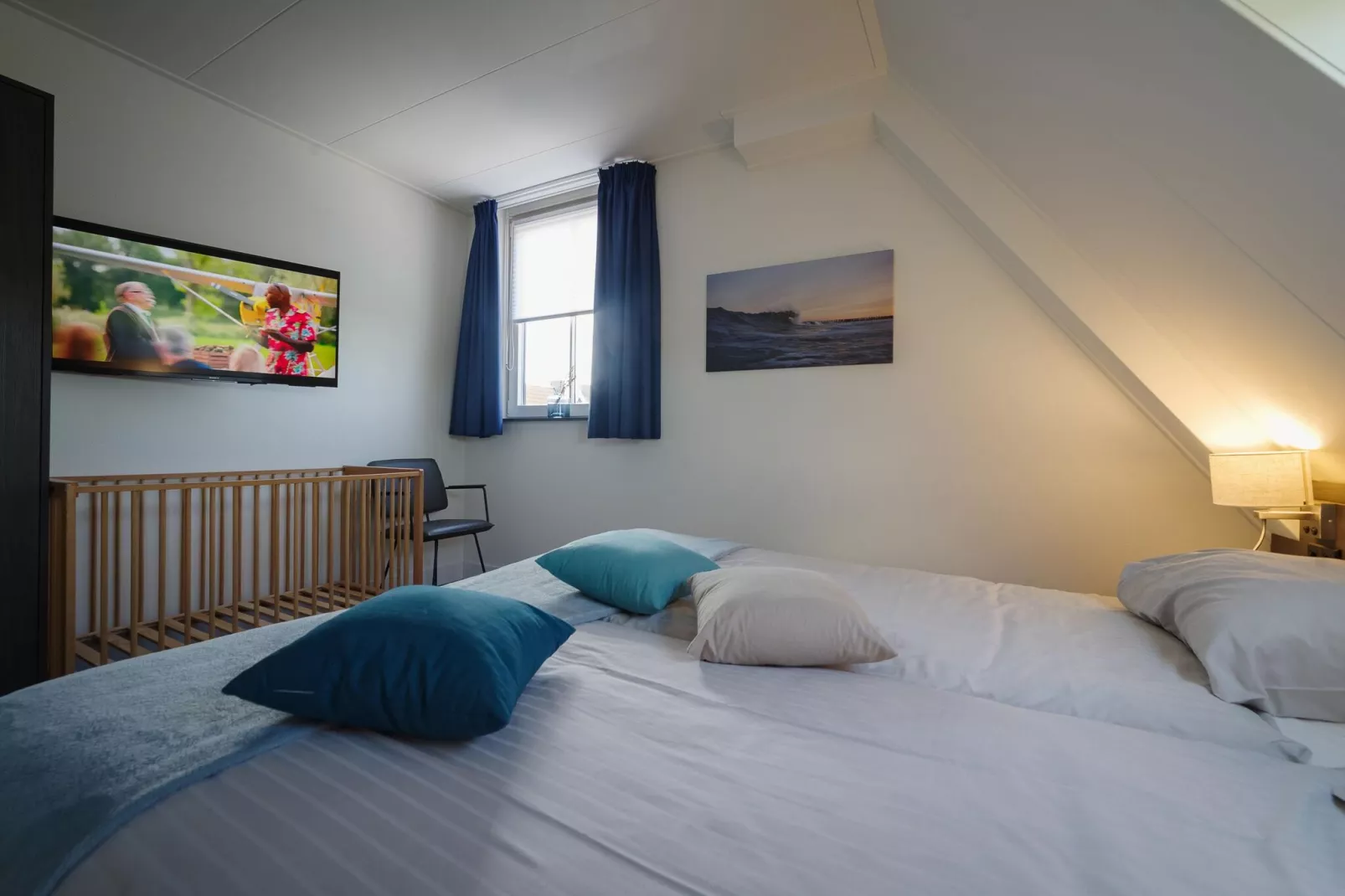 8-persoons geschakeld-Schlafzimmer