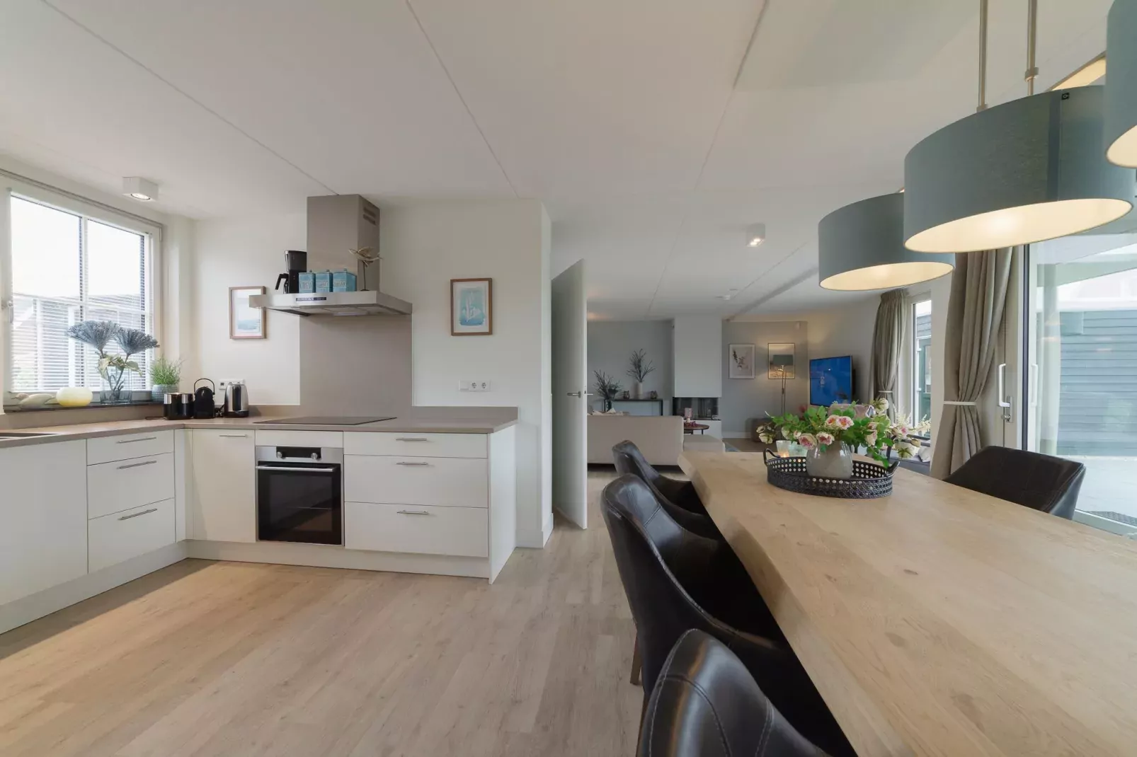 6 persoons vrijstaand met sauna-Küche