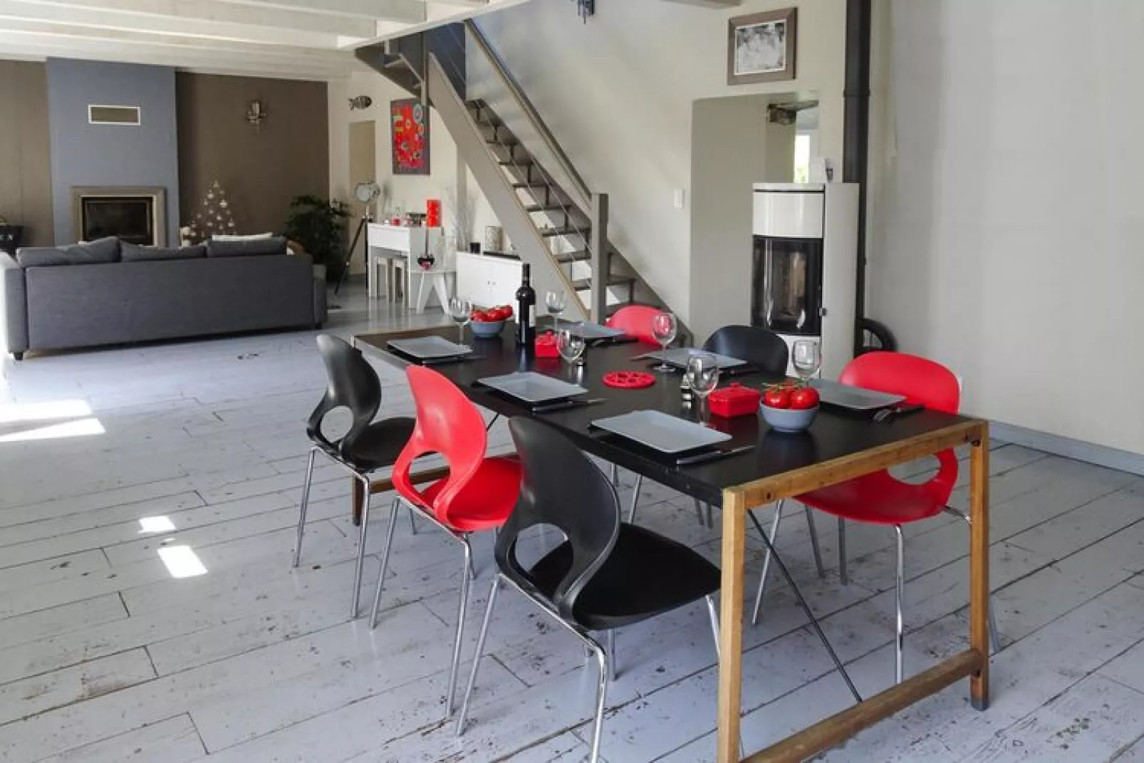 Comfortable natural stone house Plouézec-Dining room