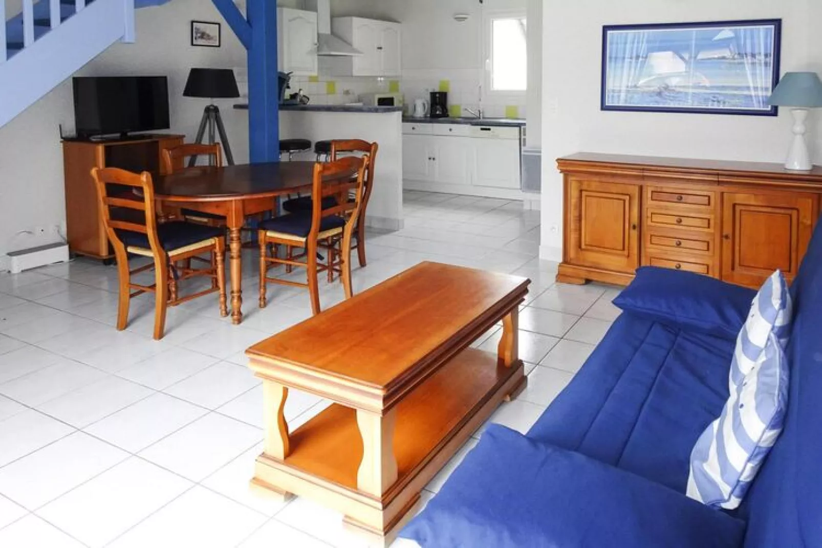 Terraced house Erquy-Living room