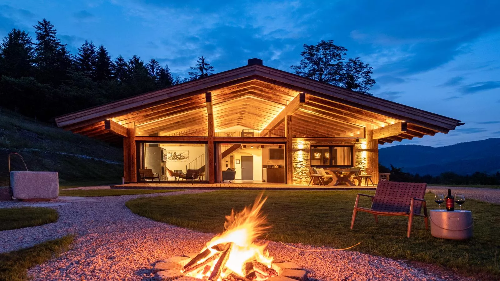 Mountain Hide-Away-Außenbereich Sommer