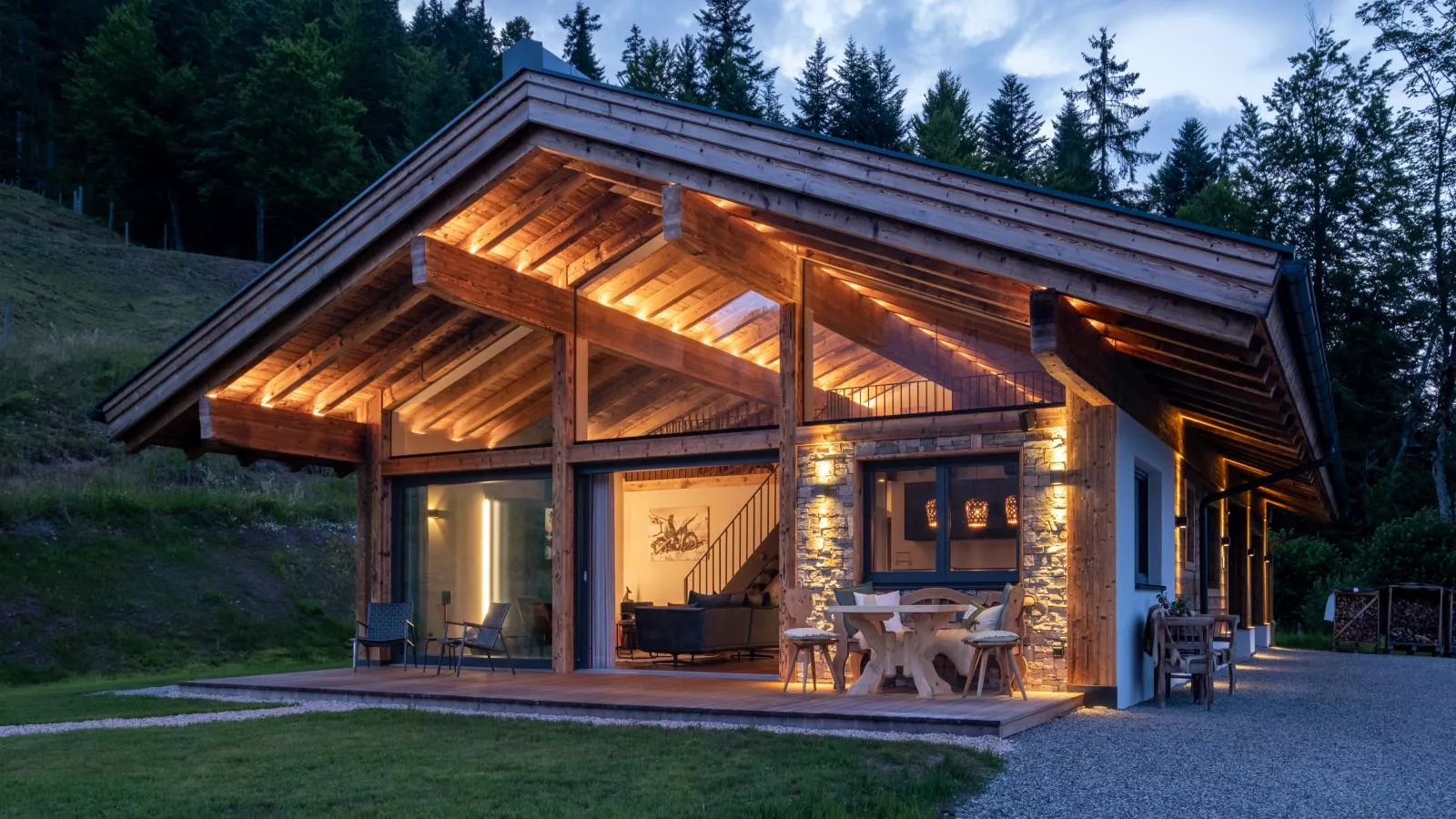 Mountain Hide-Away-Außenbereich Sommer