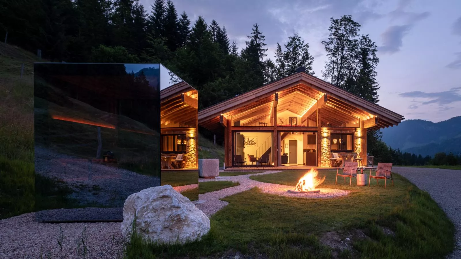 Mountain Hide-Away-Außenbereich Sommer