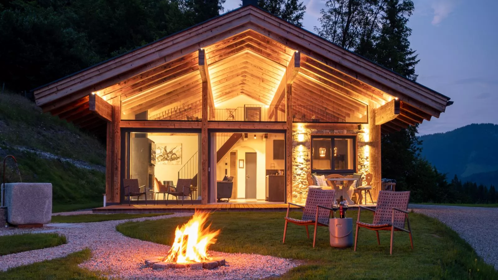 Mountain Hide-Away-Außenbereich Sommer