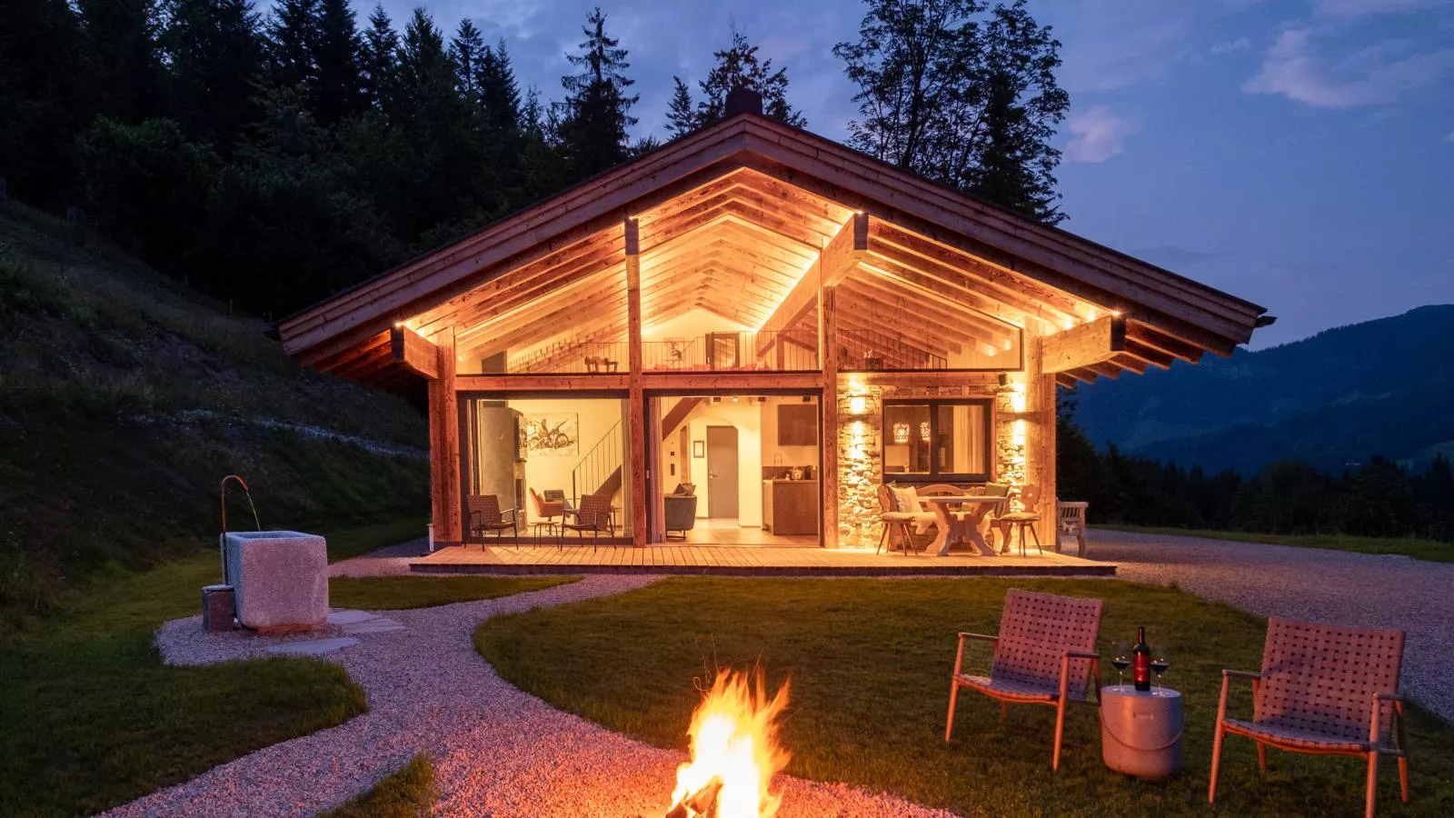 Mountain Hide-Away-Außenbereich Sommer