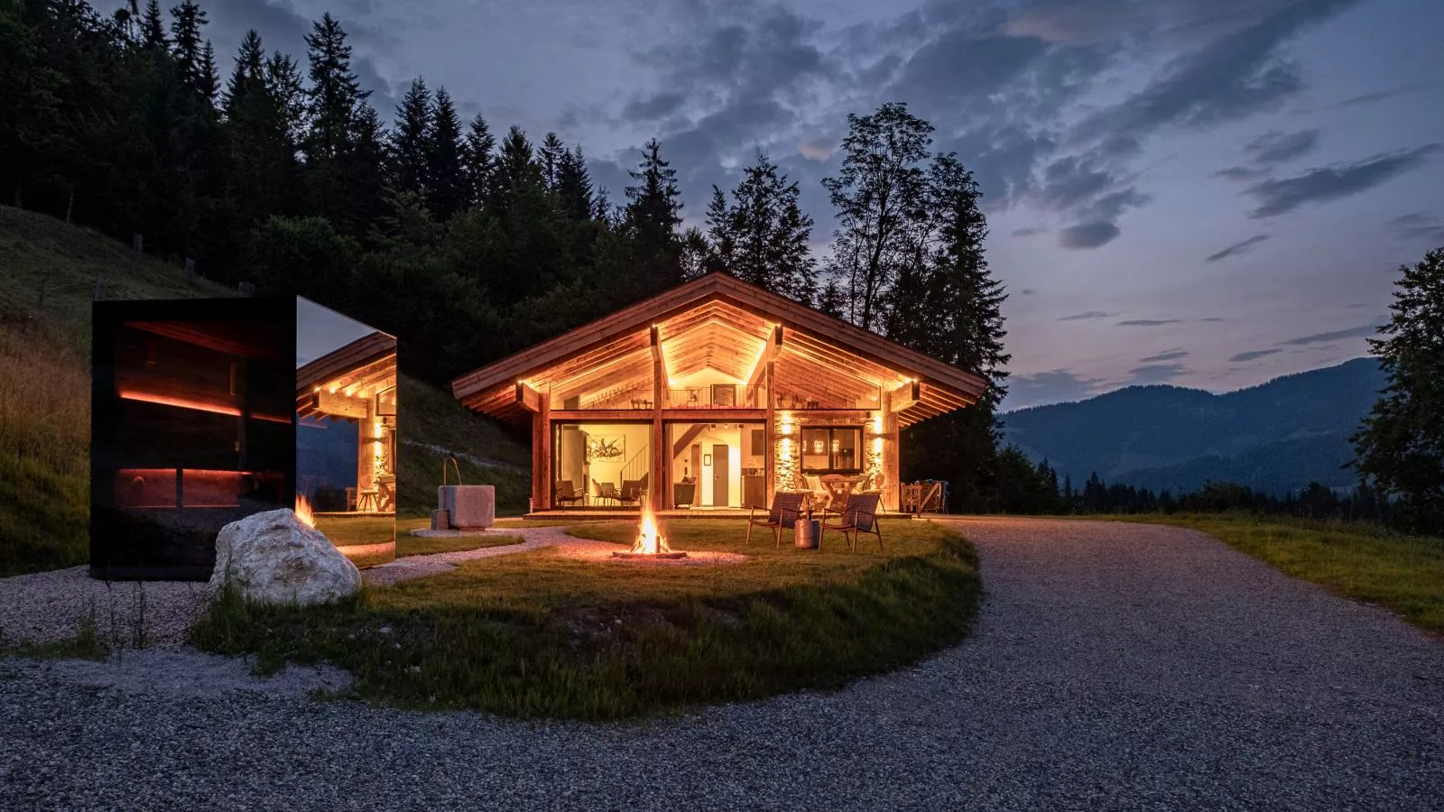Mountain Hide-Away-Außenbereich Sommer