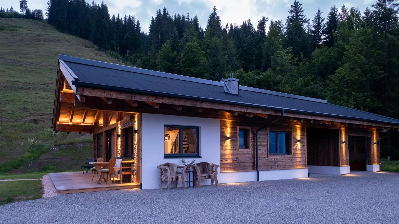Mountain Hide-Away-Außenbereich Sommer