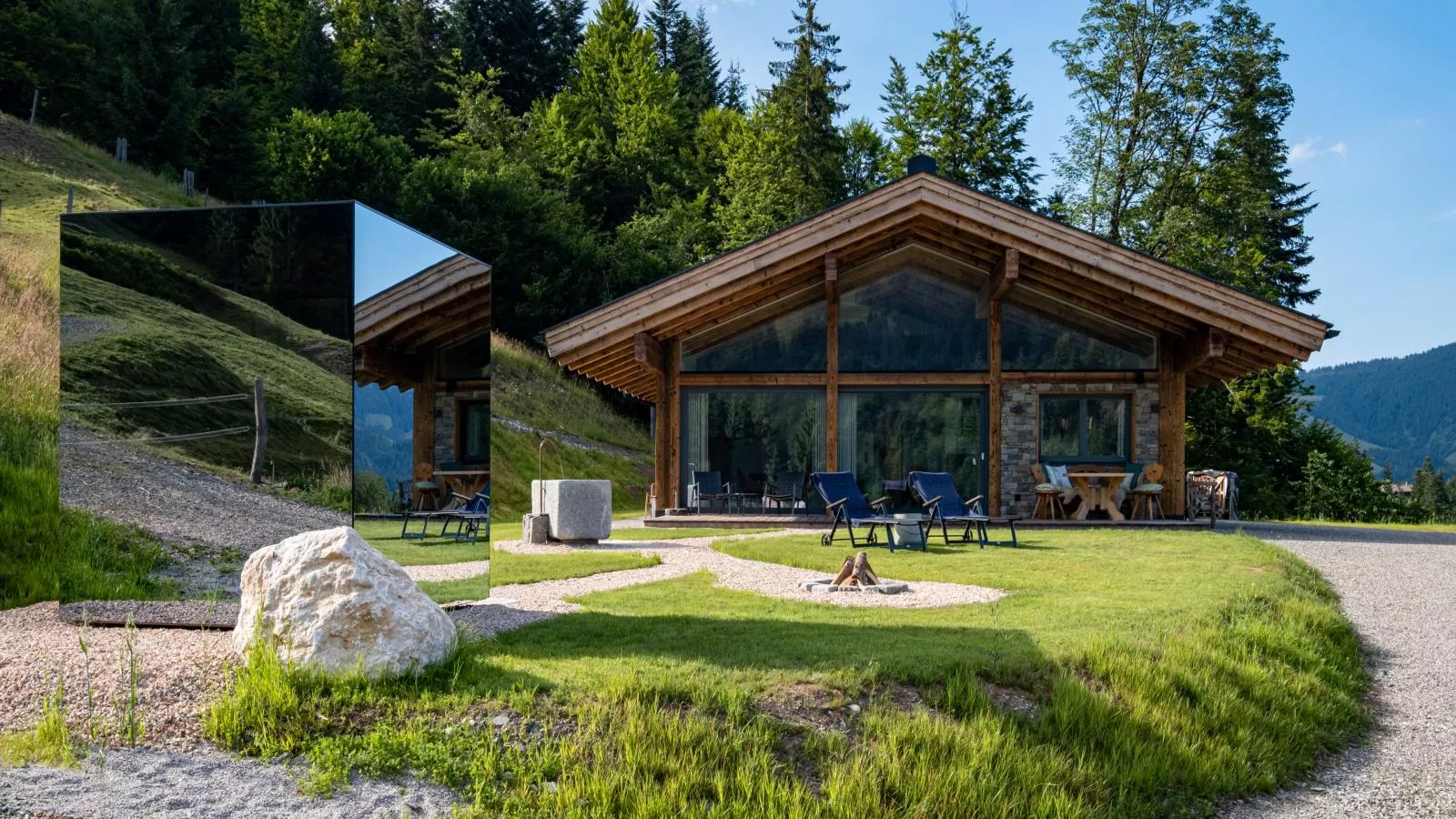 Mountain Hide-Away-Außenbereich Sommer