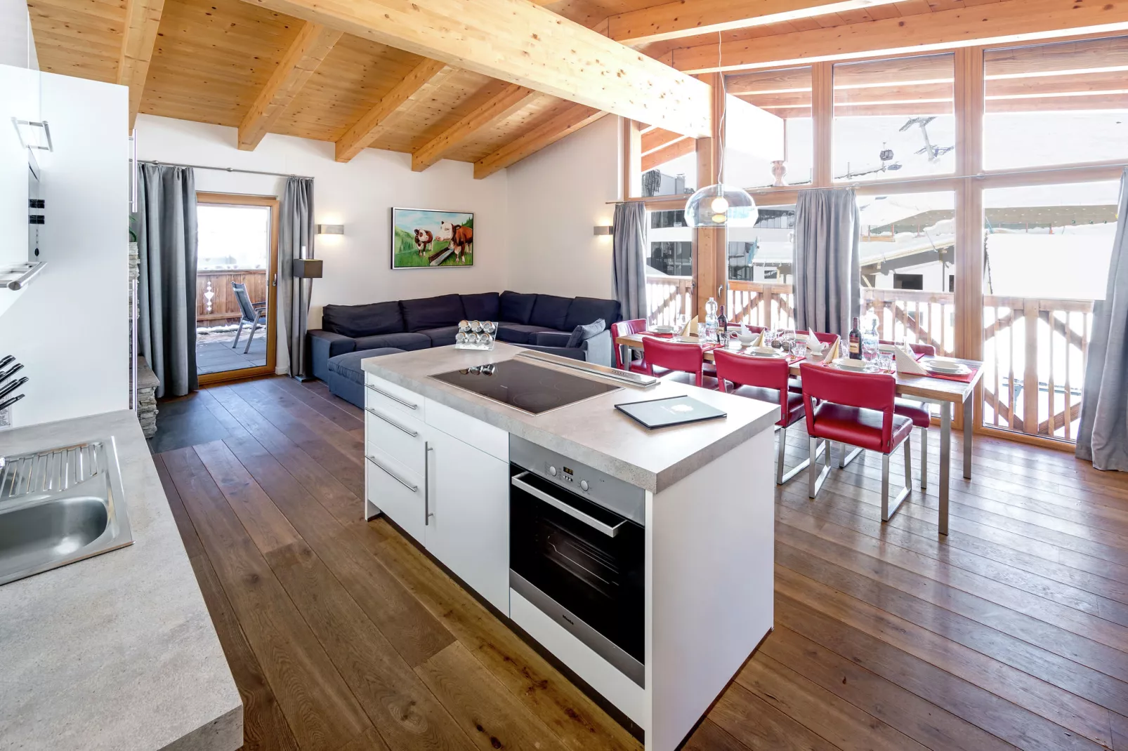 Penthouse Royal Gerlos-Kitchen