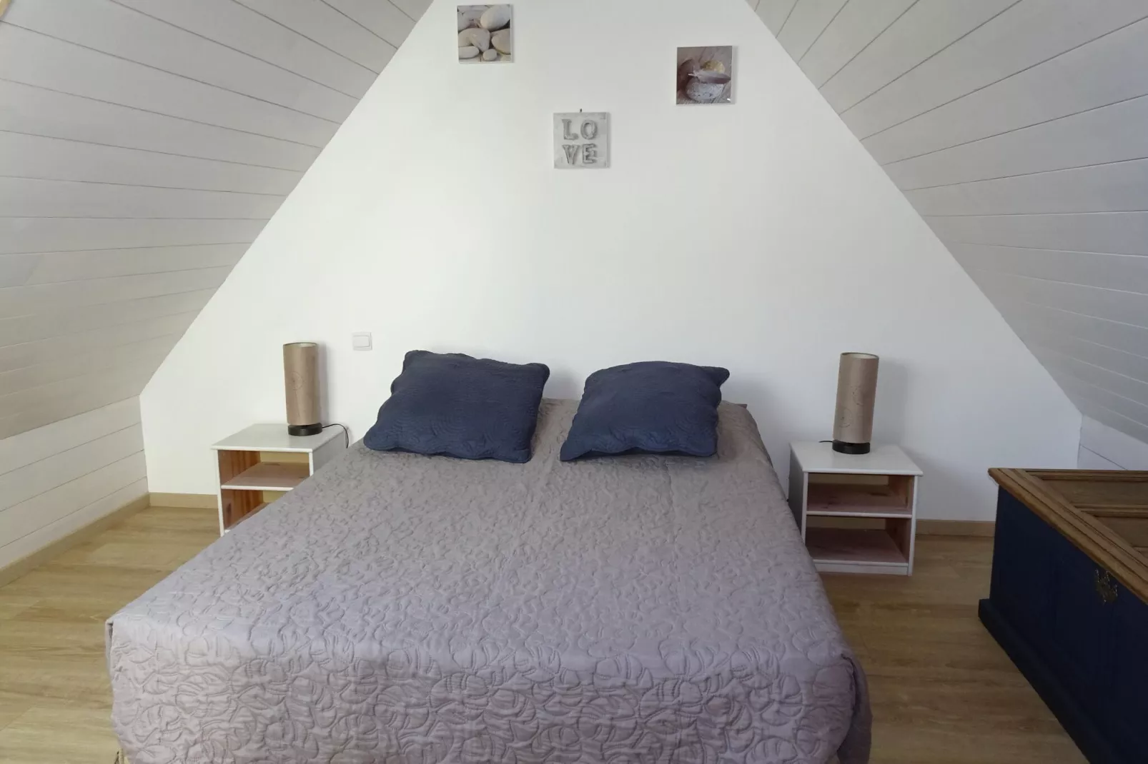 Semi-detached house Ile Grande - Pleumeur-Bodou-Bedroom