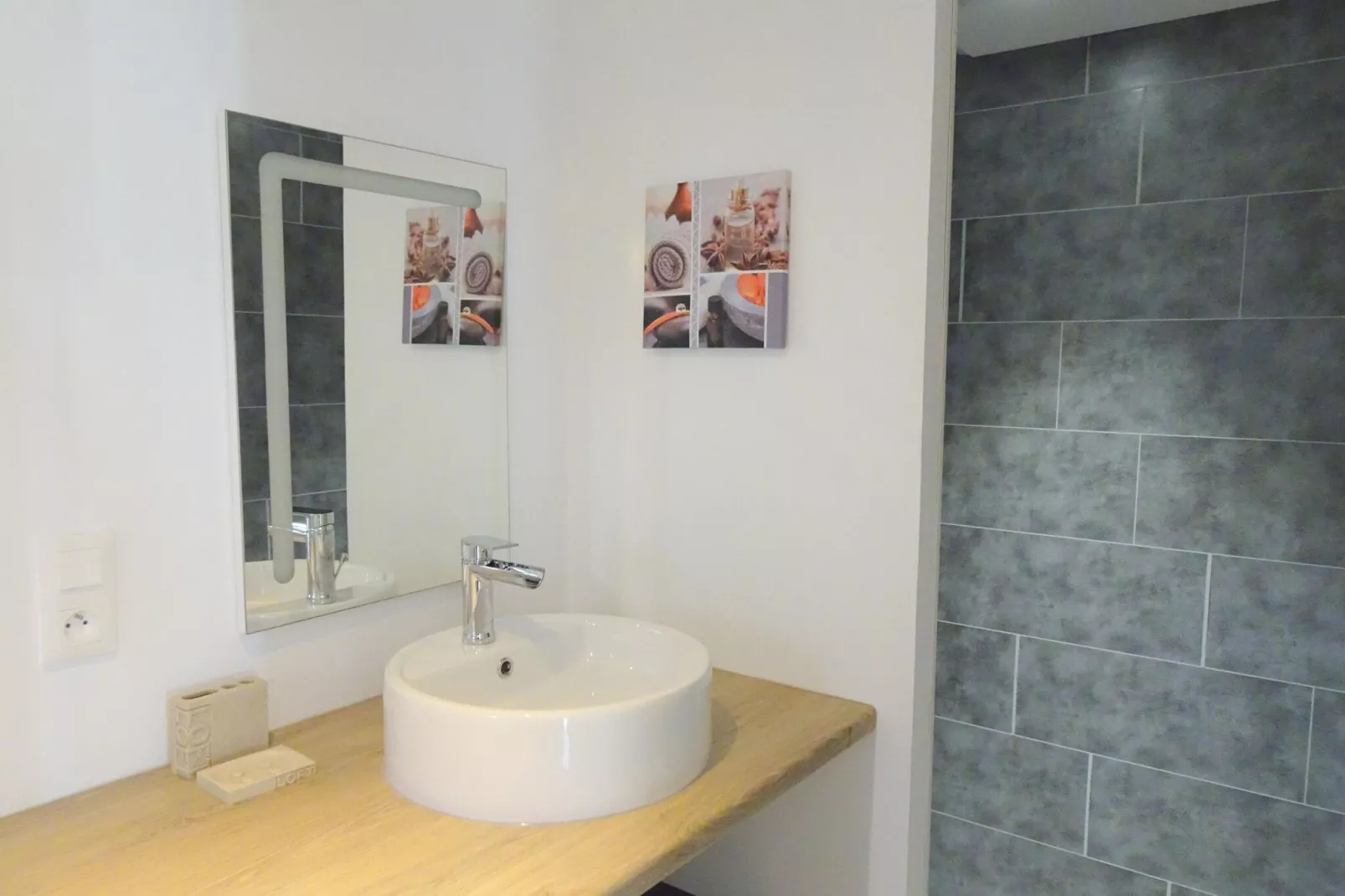 Semi-detached house Ile Grande - Pleumeur-Bodou-Bathroom
