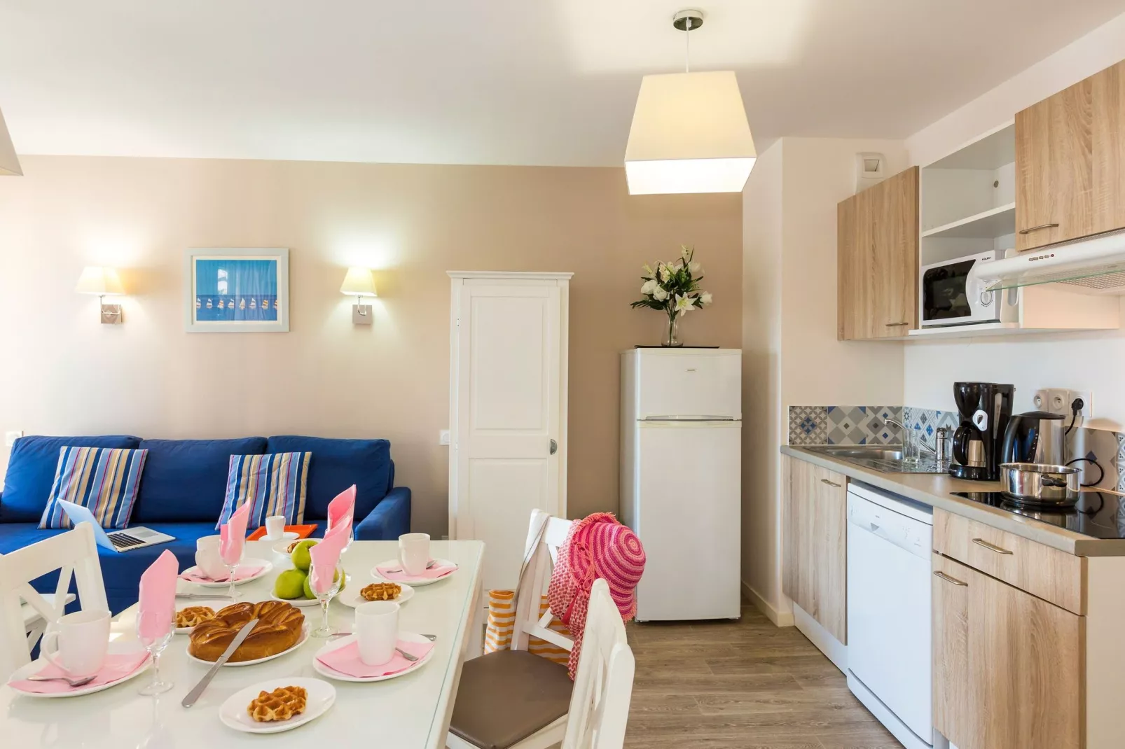 Residence de la Plage 1-Kitchen