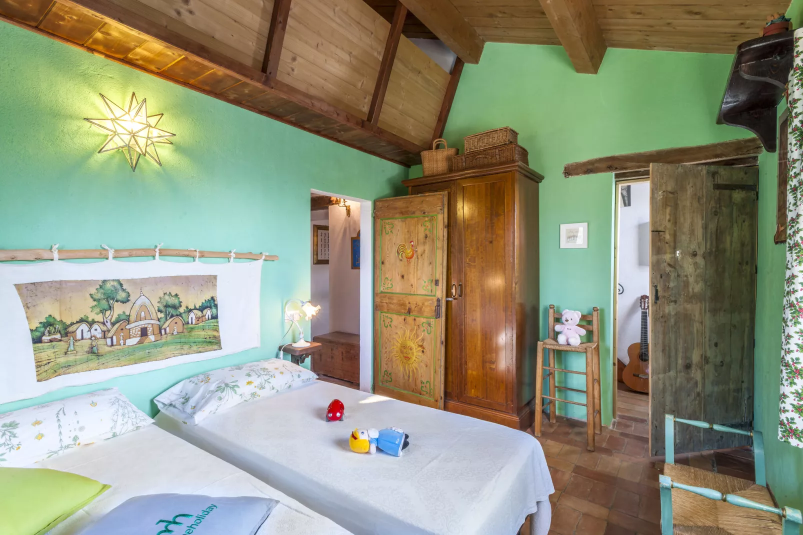 Le Castorelle-Schlafzimmer