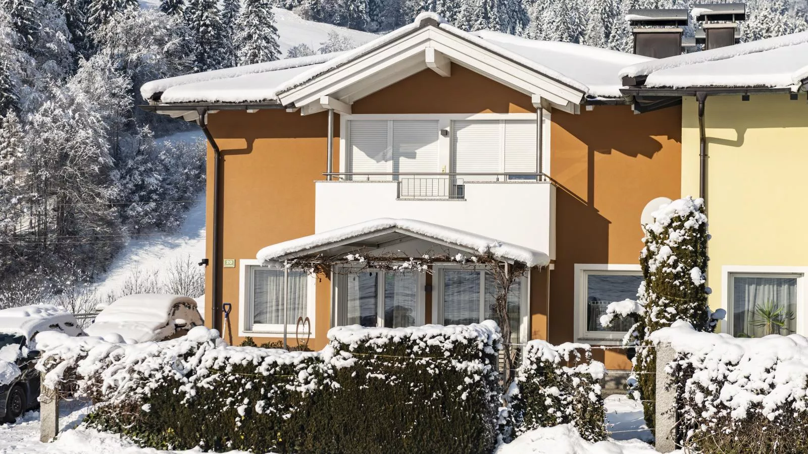 Ferienhaus Gartentraum 2-Außenbereich Winter