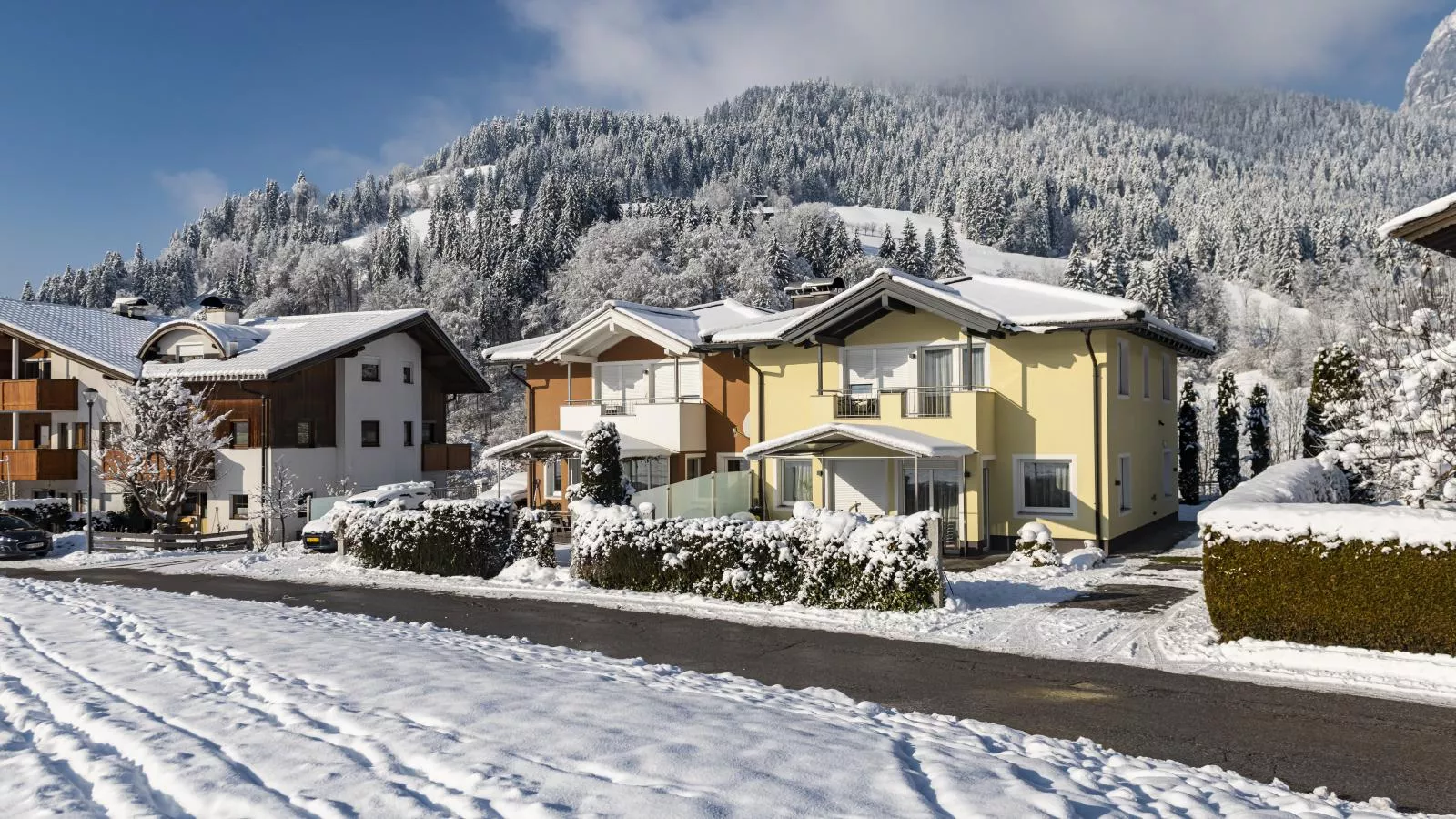 Ferienhaus Gartentraum 2-Außenbereich Winter