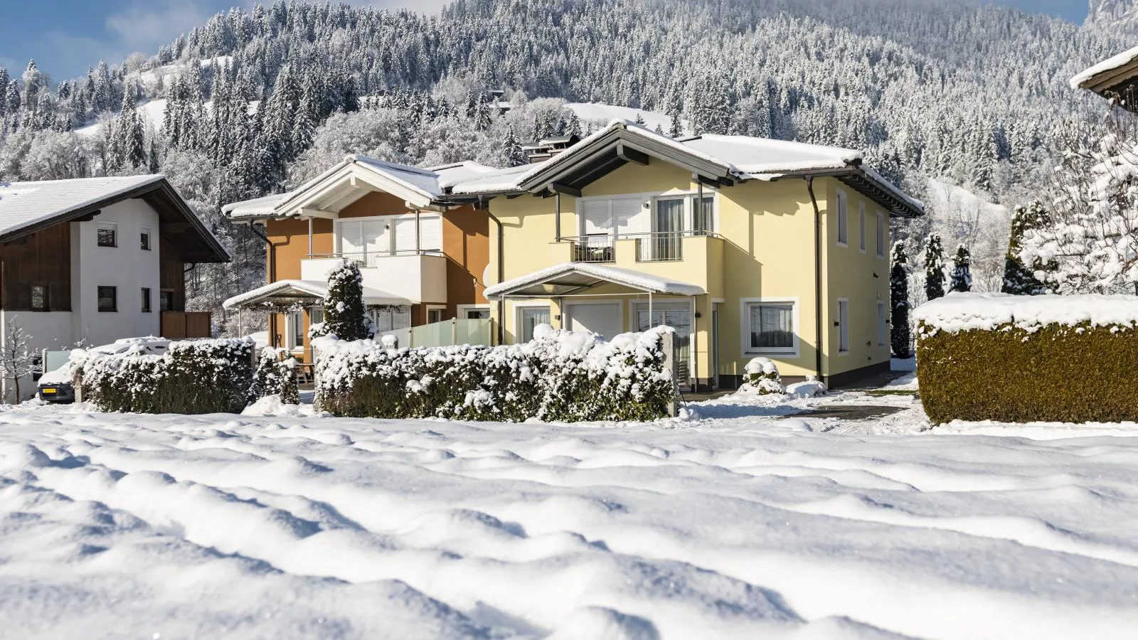Ferienhaus Gartentraum 2-Außenbereich Winter