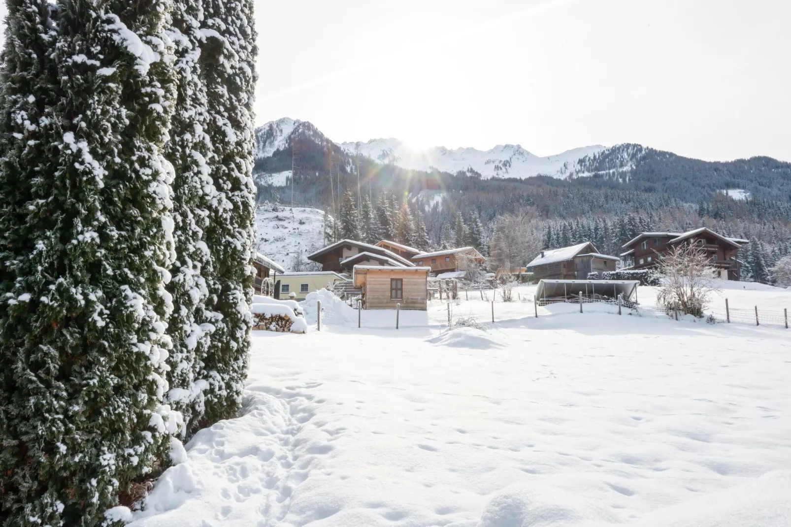 Bauernhaus Bachler-Area winter 1km
