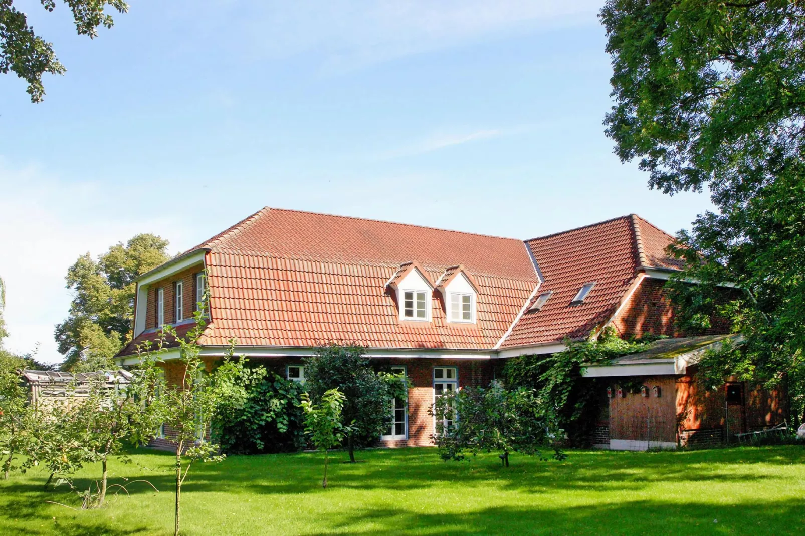 Gutshaus Schulenbrook Kiefer 100 m² 3 P-Gardens summer