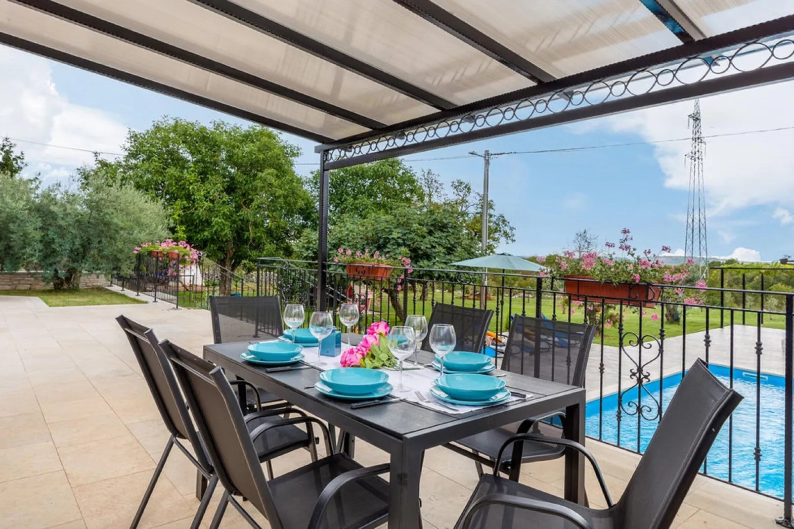 Villa Cristian-Terrace balcony