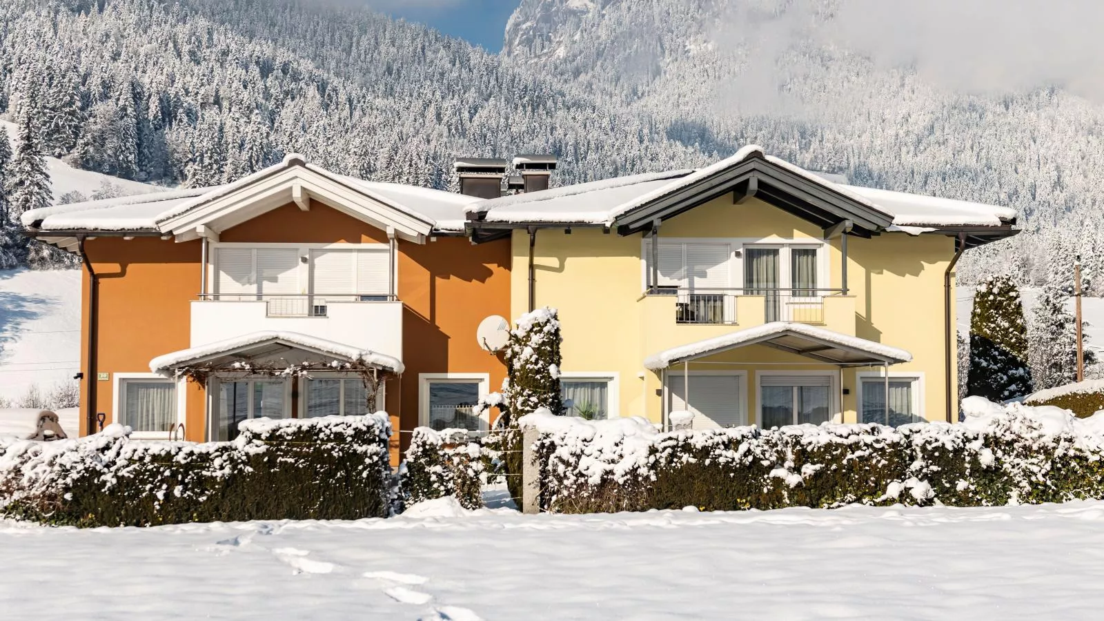 Ferienhaus Gartentraum 2-Außenbereich Winter