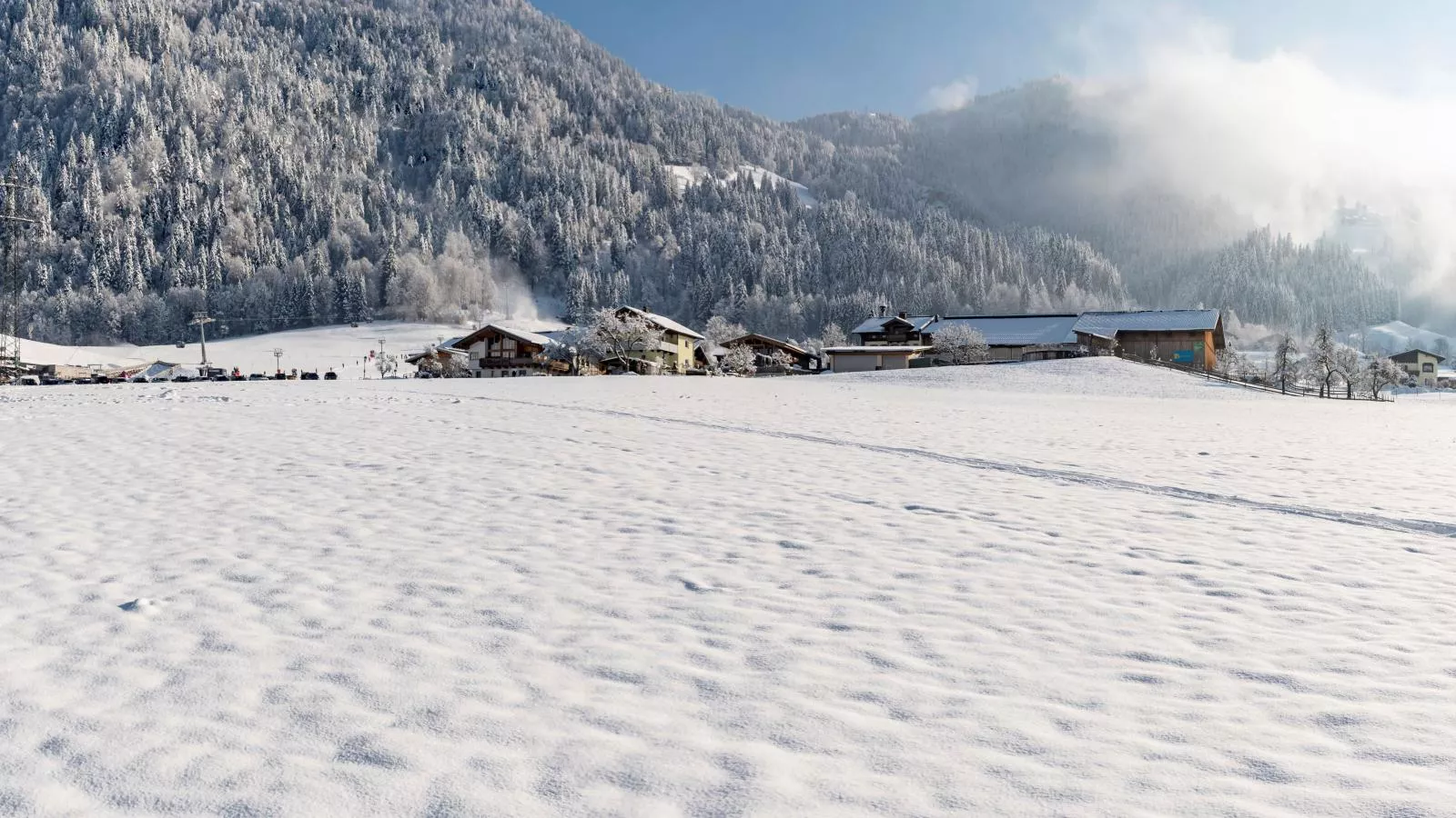 Ferienhaus Gartentraum 2-Außenbereich Winter