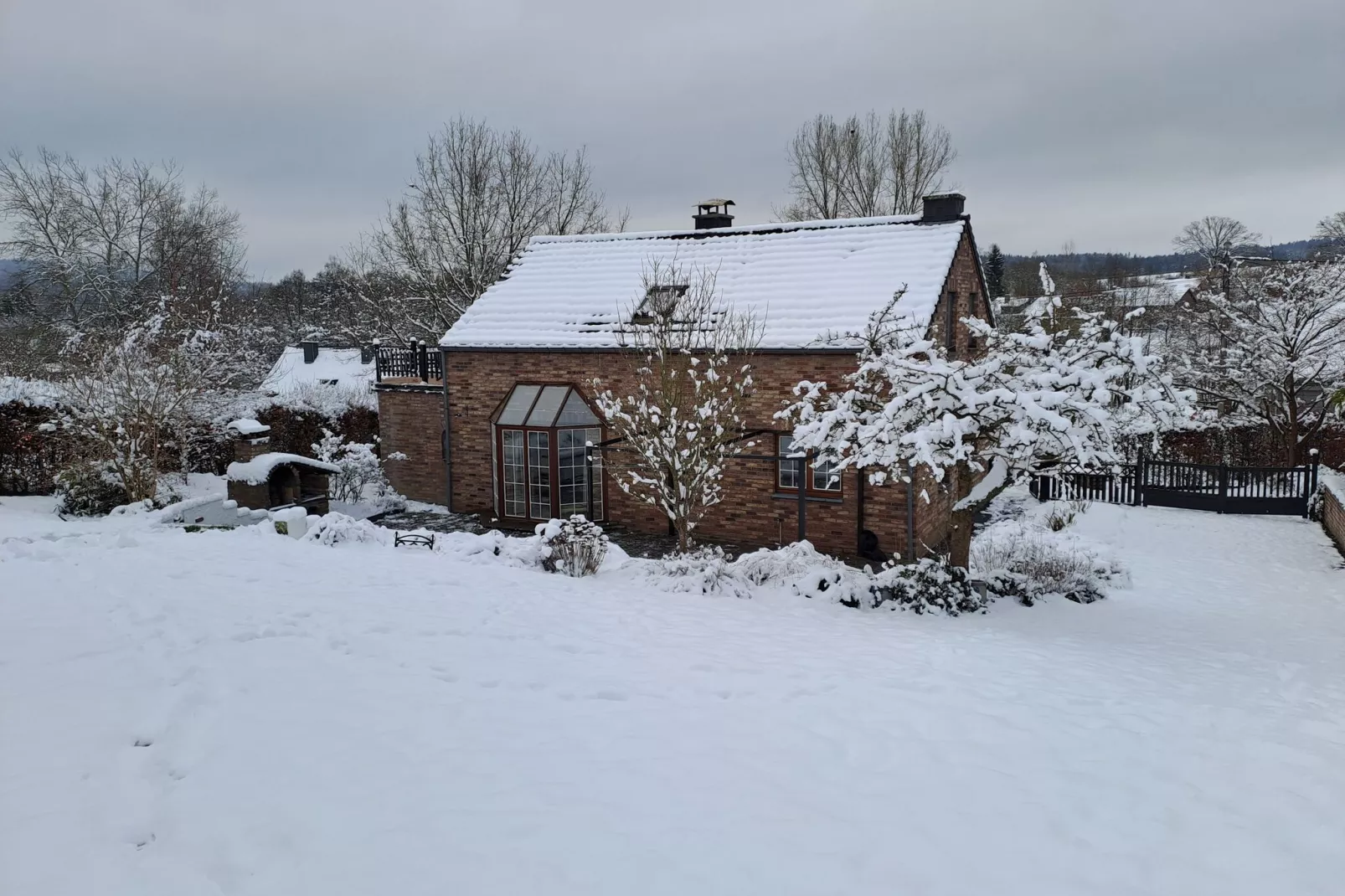 Le près fagnoux-Garten Winter
