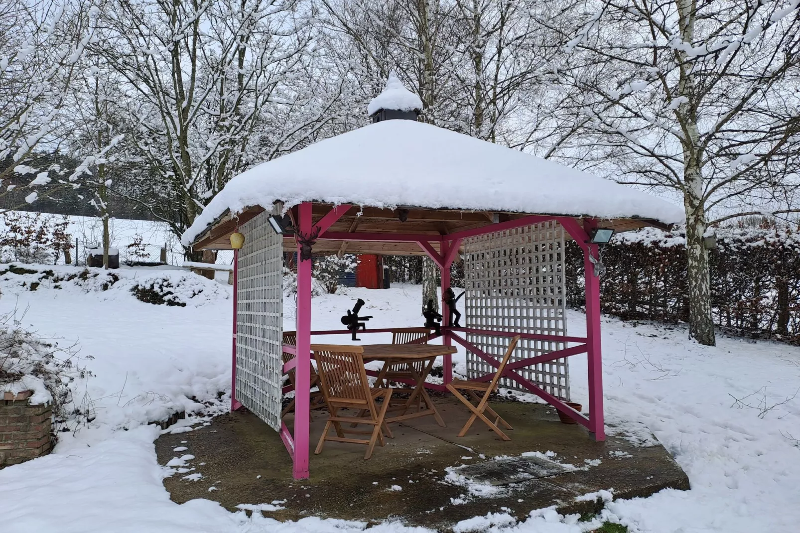 Le près fagnoux-Garten Winter