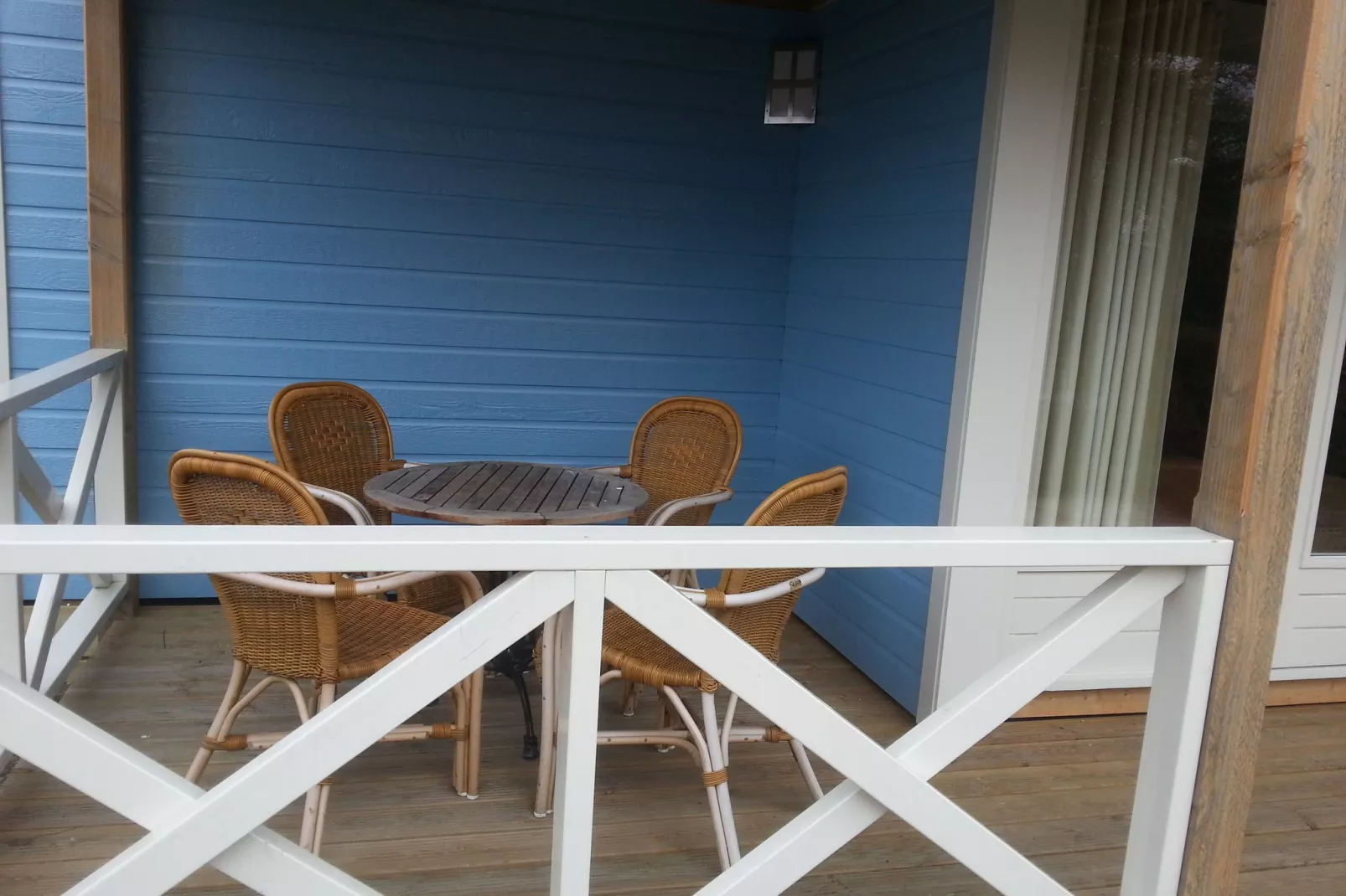 Recreatiepark Wiringherlant - Wiringher Chalet 63-Balcon-terrasse