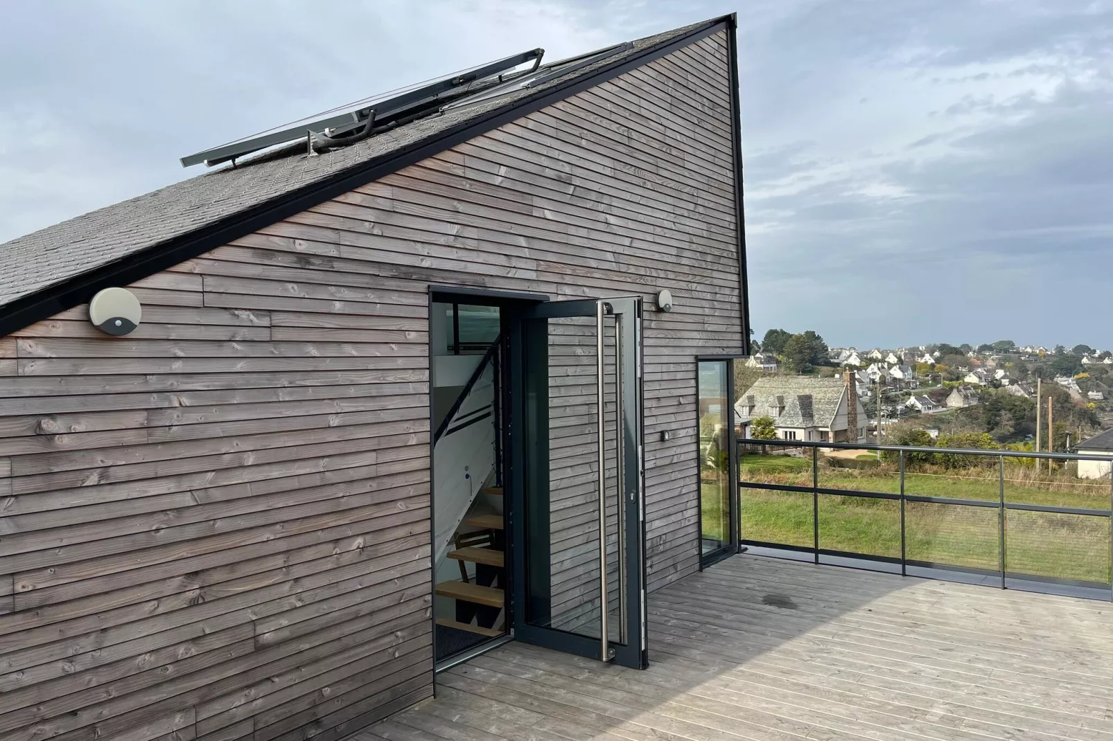Studio haut Locquirec-Terrace balcony