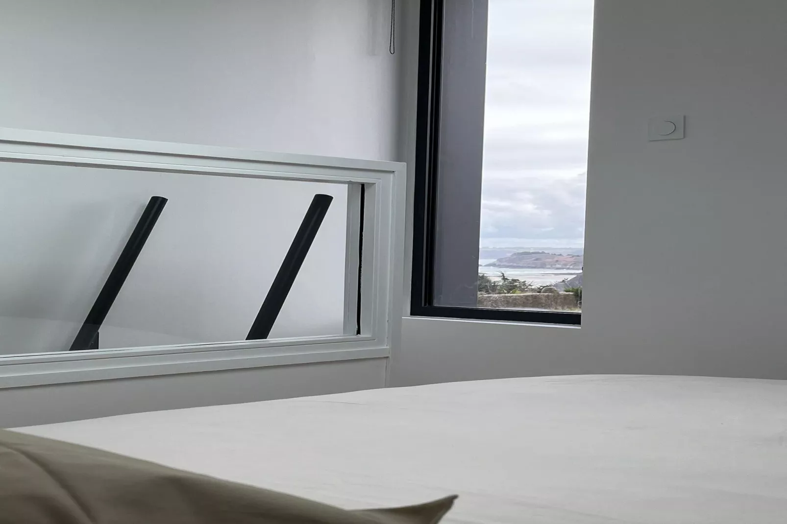 Studio bas Locquirec-Bedroom