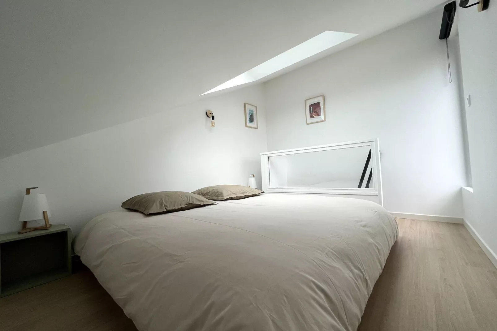 Studio bas Locquirec-Bedroom