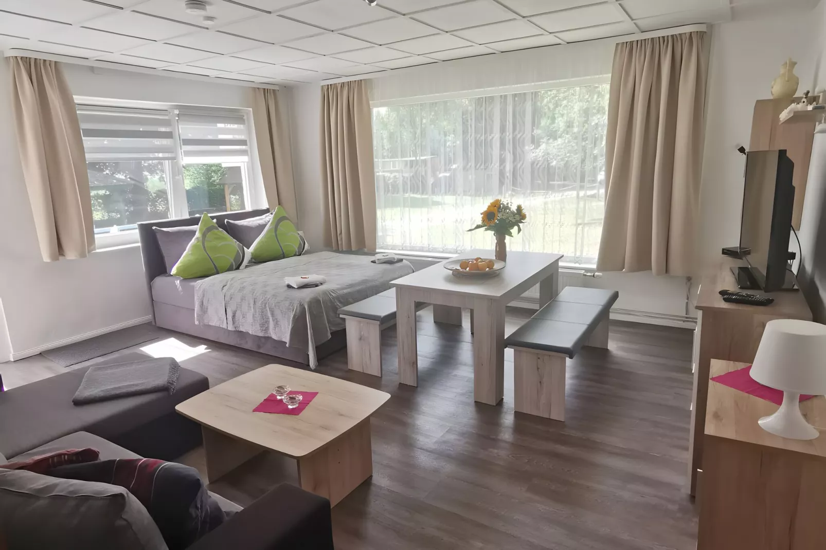 Ferienwohnung am Goldberger See-Living room