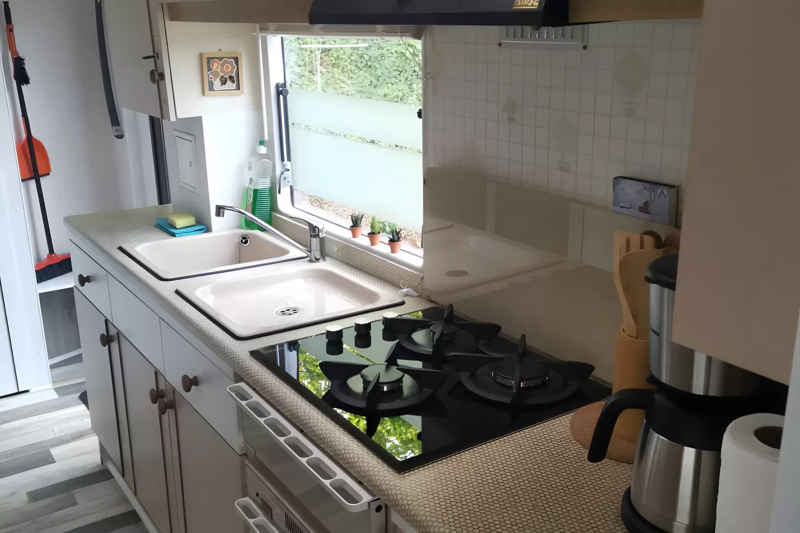 Mobilheim am Goldberger See-Kitchen