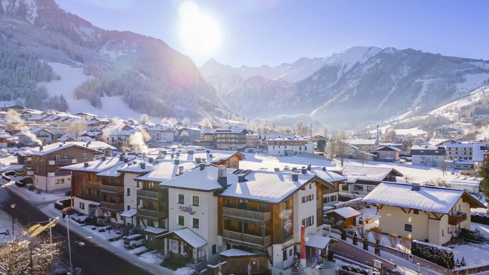 Mountainview-Außenbereich Winter