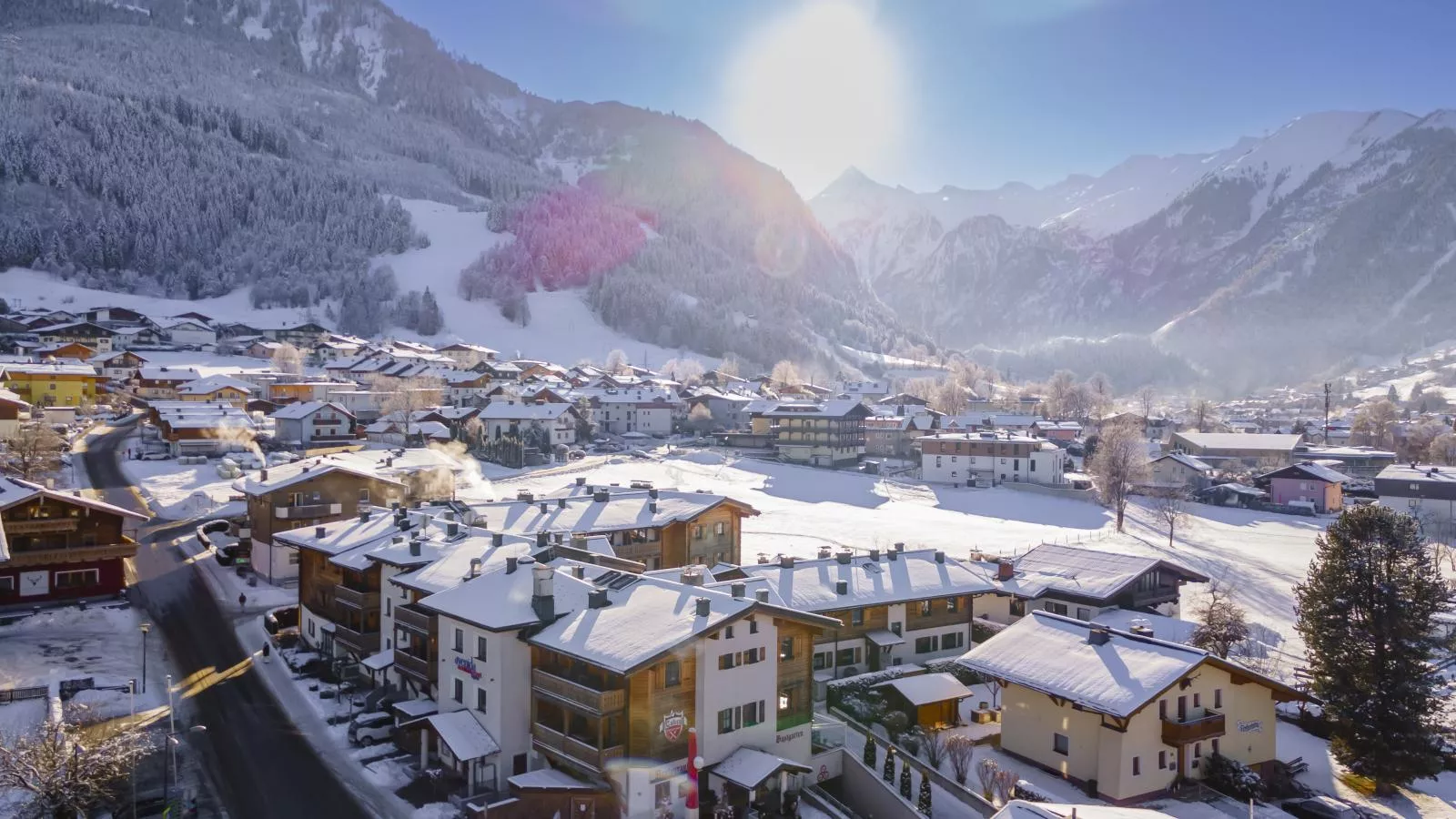 Mountainview-Gebiet Winter 5 km
